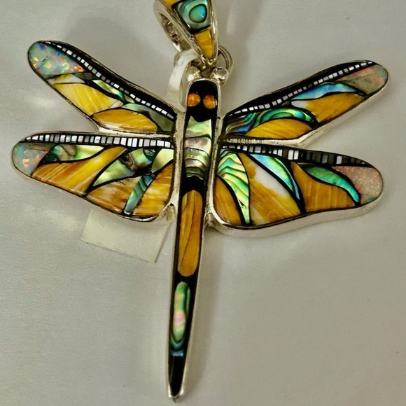 Sterling Silver Dragonfly Pendant - Picture 6 of 7